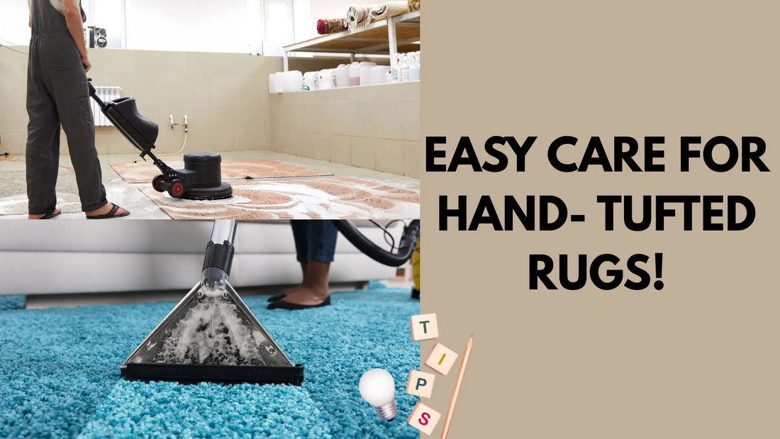 Easy Care Tips for Hand Tufted Rug