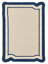 Sienna Frame abstract Wool Area Rug - Hand Tufted