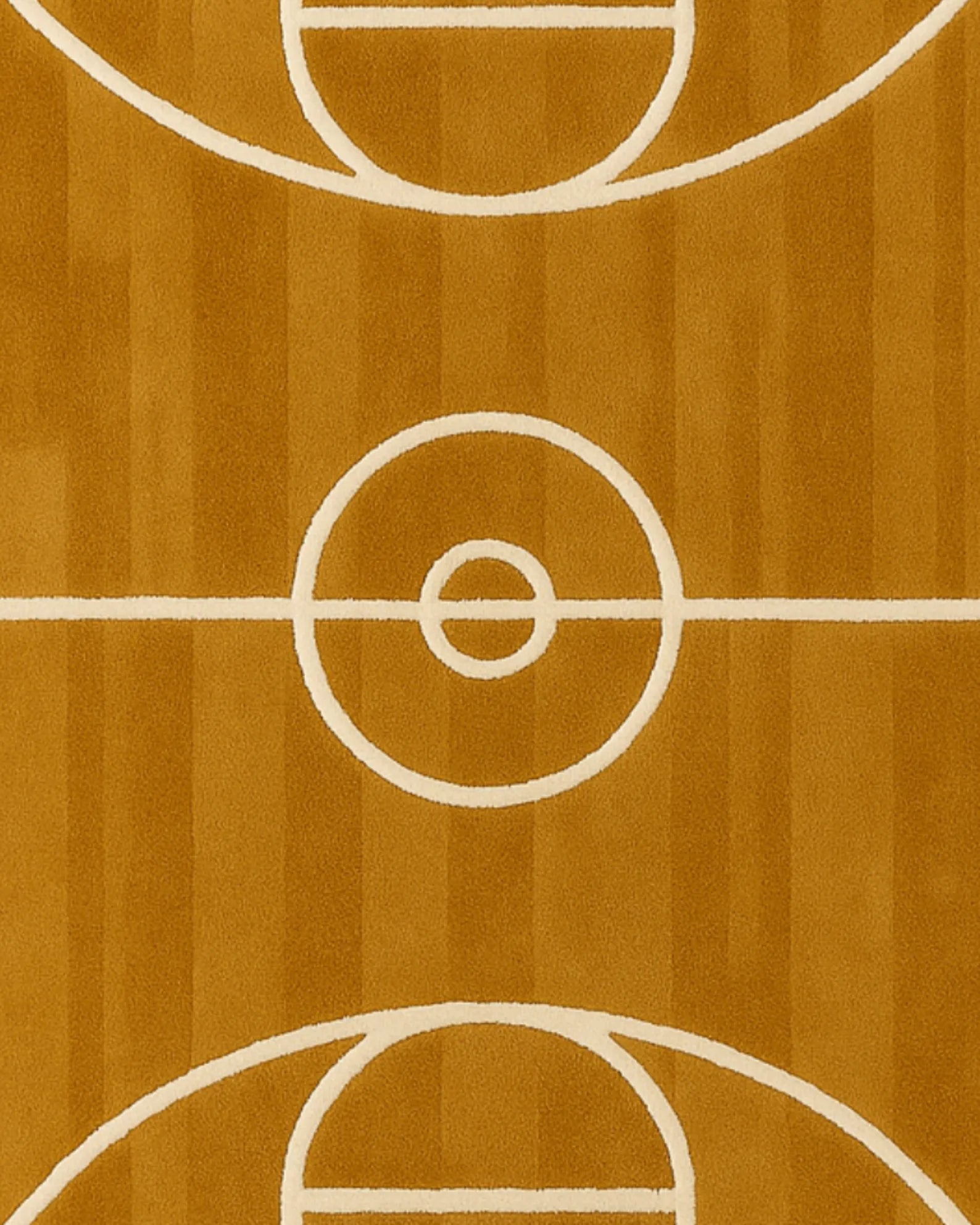 Sports-inspired novelty rug for kids’ rooms and play areas.