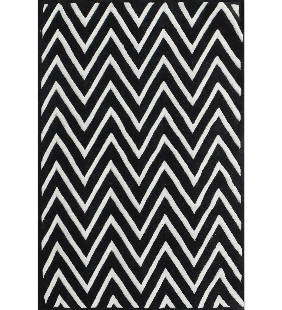 Black and White Rug