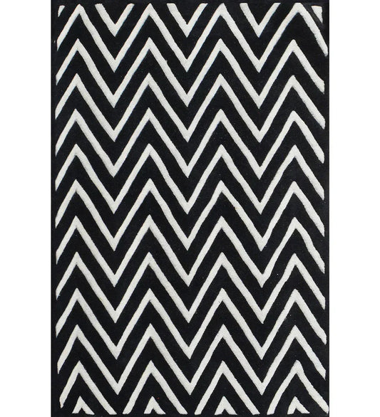 Black and White Rug