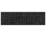 Distressed black hallway rug non-slip