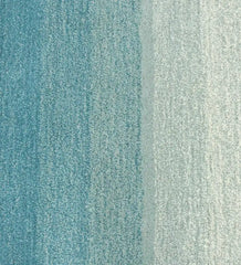 Luxury wool rug with contemporary ombre stripe pattern