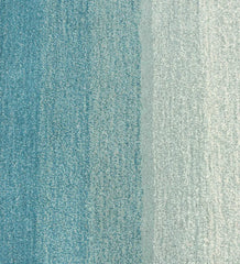 Luxury wool rug with contemporary ombre stripe pattern