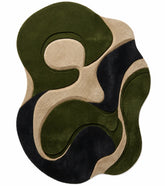 Botanical Wave Hand-Tufted Wool Rug