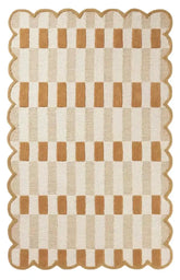 checkered area rug