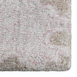 Contemporary abstract wool rug for modern living room decor, premium artisan rug with brown and grey striped abstract design.