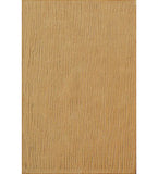 Camel hand-tufted wool rug with vertical line textured pattern