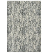 Charcoal Modern Rug with sleek tonal patterns.