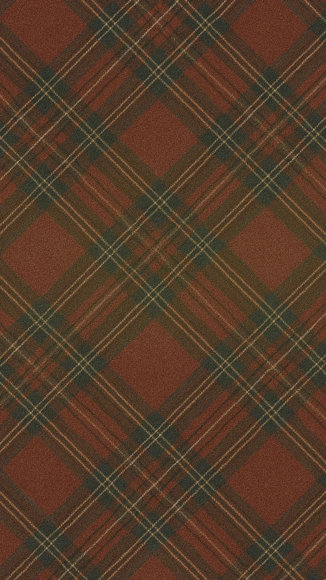 Rustic farmhouse Christmas rug with classic plaid design