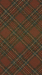 Rustic farmhouse Christmas rug with classic plaid design