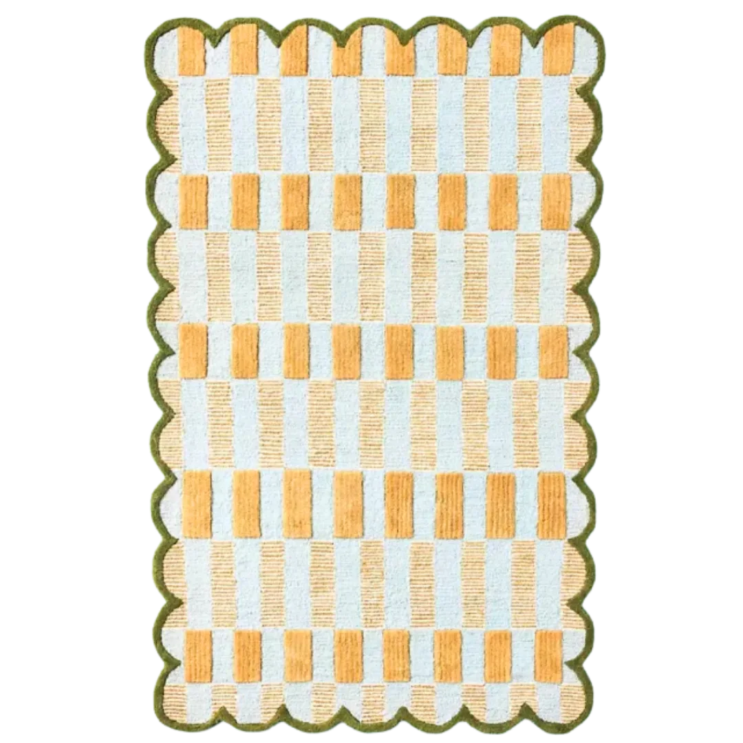 Yellow rug