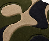 Botanical Wave Hand-Tufted Wool Rug