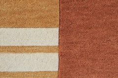 Luxury hand-tufted geometric rug for modern interiors.