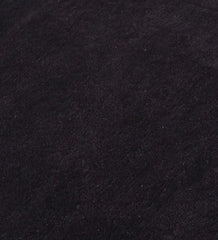 Luxury dark brown rug with subtle rectangular inset border