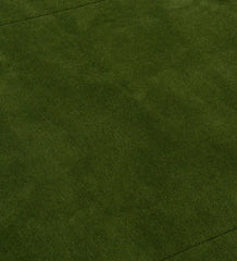 Luxury solid wool rug in deep green for contemporary interiors