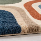 Earthbound Arches geometric Wool Rug