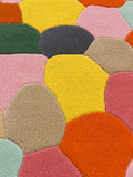Candy Pebble Mosaic Area Rug -Hand-Tufted