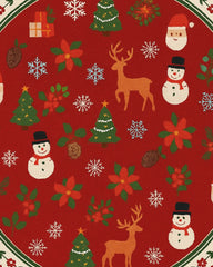 Handcrafted Christmas Rug for festive home decor and cozy seasonal interiors.