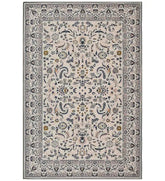 Gray Medallion Rug with elegant vintage-inspired design.