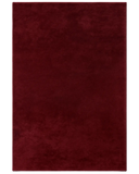 Luxury solid cherry red hand-tufted wool rug for modern interiors.