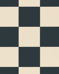 Non-slip checkered runner rug machine washable