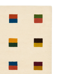 Multicolor Modern Color Block Area Rug - Hand Tufted