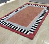 Modern Color Block Hand Tufted Rug