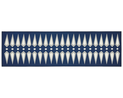 Modern arrow pattern hallway runner rug