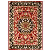 Red Floral Hand Tufted Rug