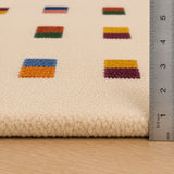 Multicolor modern color rug