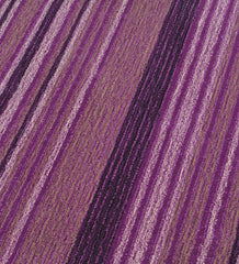 Luxury purple wool rug featuring bold horizontal stripes