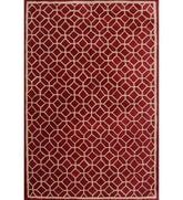 burgundy rug