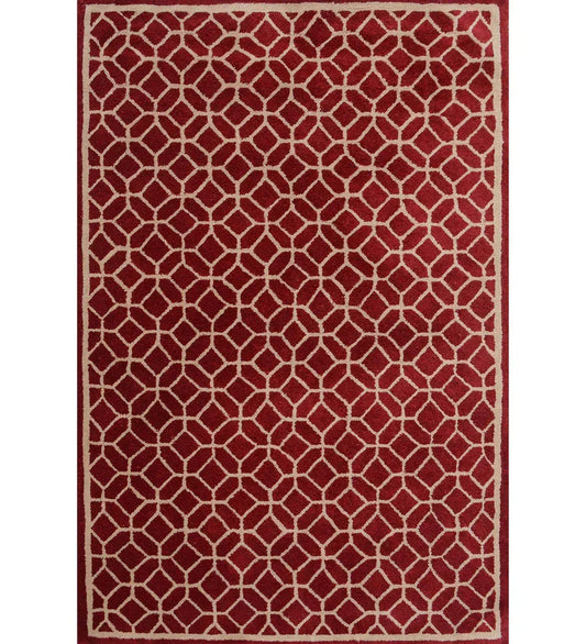 burgundy rug