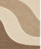 Riviera waves wool rug