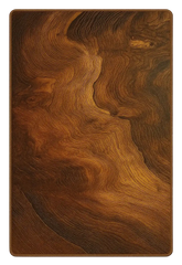 Woodgrain texture rug in warm brown tones, machine washable.