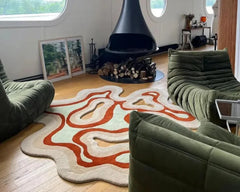 Irregular rug