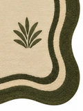 Safari luxe figurative wool area rug