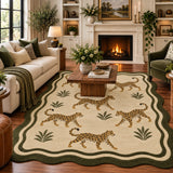 Safari luxe figurative wool rug