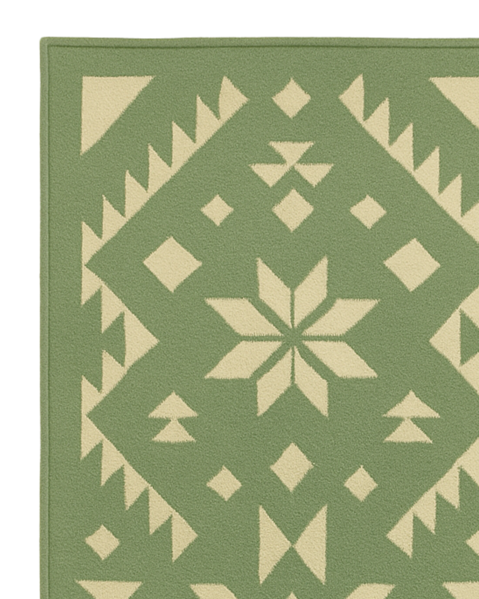 Southwestern sage rug runner