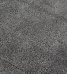 Luxury wool rug in soft grey solid design for modern interiors