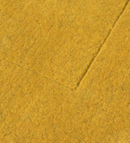 Luxury solid yellow rug for modern and bright interiors