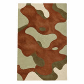 Terra Flow Abstract Rug- Hand Tufted