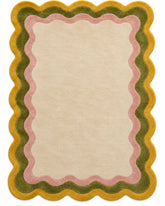 Terra Scallop Wool Area Rug