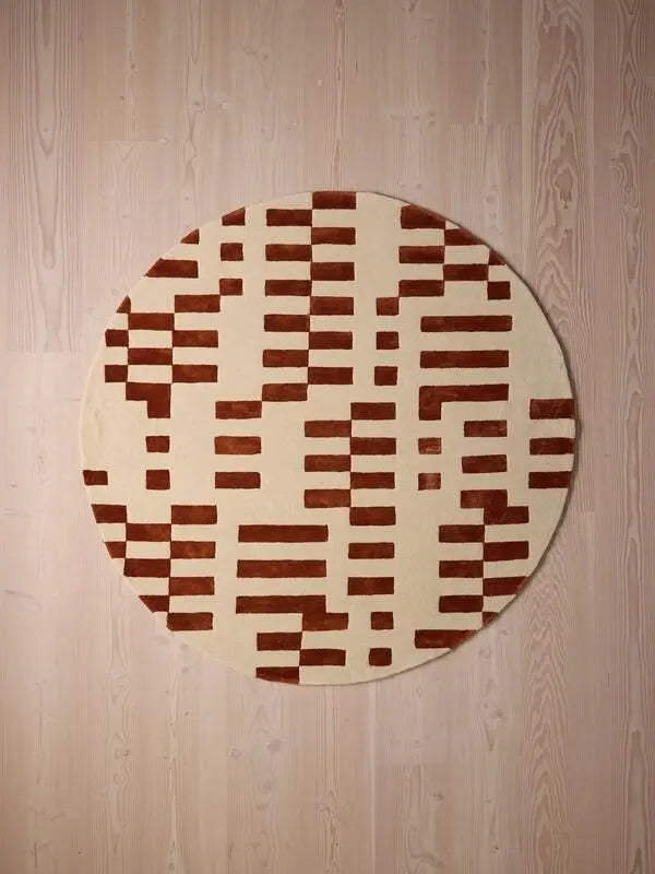Terracotta Hand Tufted Rug