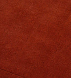 Luxury solid terracotta orange rug for modern interiors