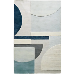 Modern geometric rug