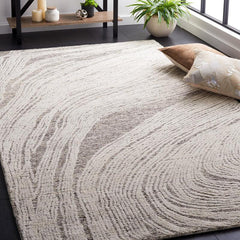 Cream and grey rug