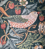 Botanical Bird Dark Green Area Rug – Machine Washable