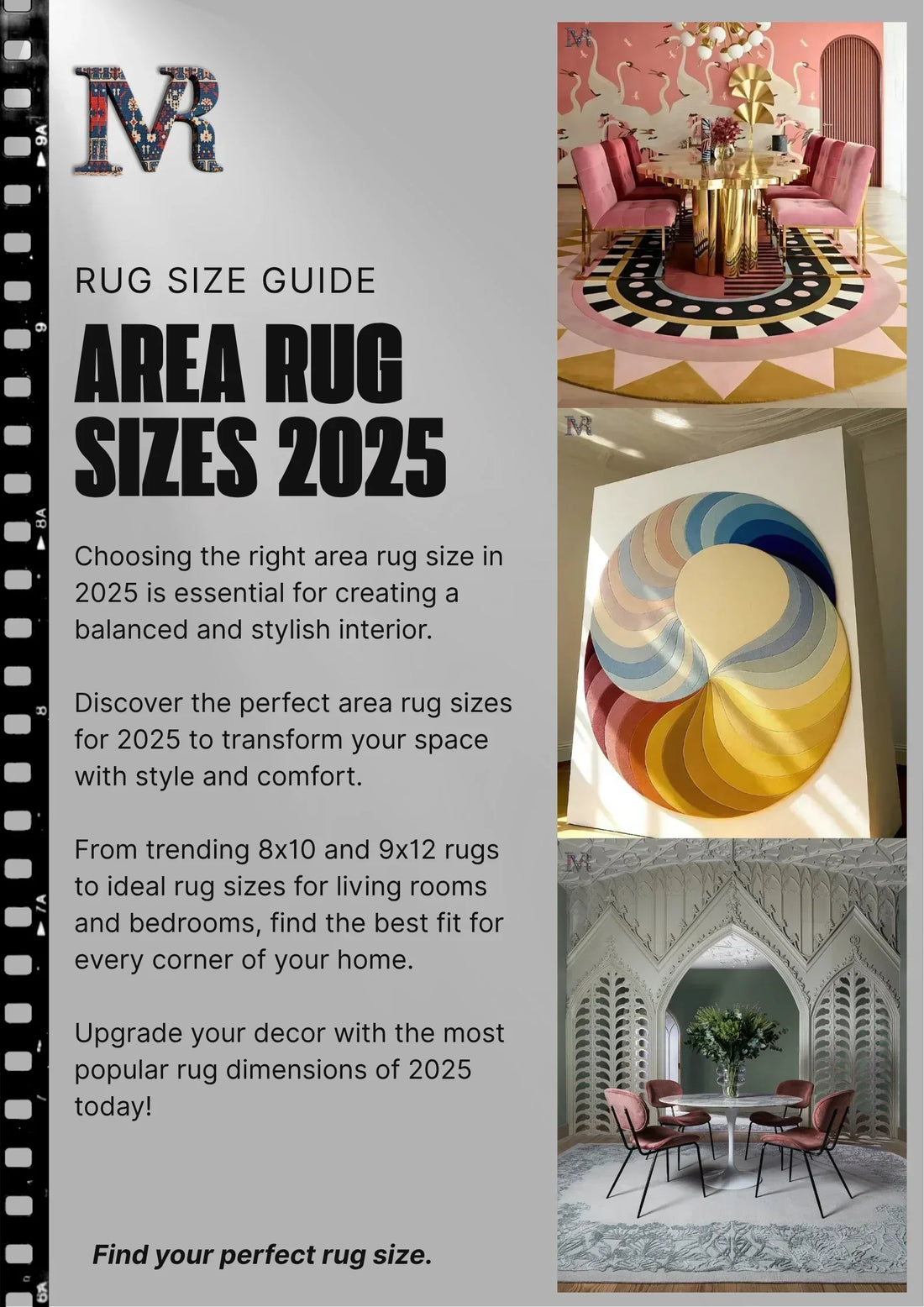 Area Rug Sizes Guide 2025